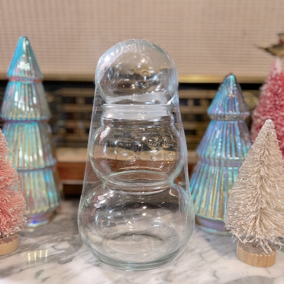 ✨NEW☃️Target Bullseye Playground 2023 Glass Snowman Container Jar❄️ - Picture 4 of 7